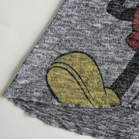 Disney Mickey Mouse Racerback Swing Tank Top Gray - Picture 4 of 6